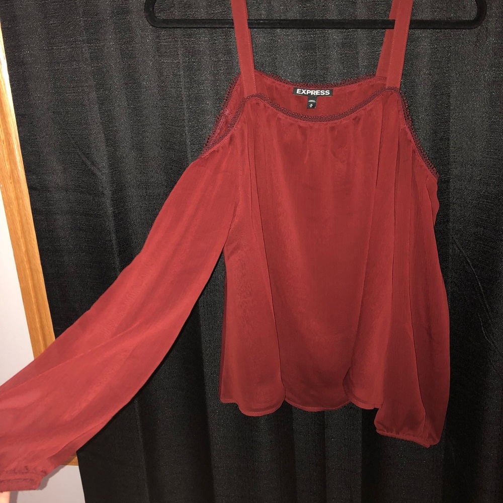 Red blouse